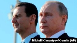Сирийският президент Башар ал-Асад и руският президент Владимир Путин