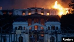 Nepal. Katmandu. Halk protestleri adam ölümi sebäpli zorluga ýazdy.
