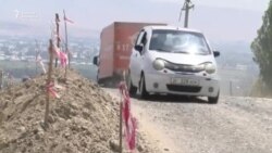 Жалал-Абадда жолдун курулушу токтоду