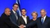 Boiko Borisov, Aleksandar Vucic, Alexis Tsipras,Viorica Dăncilă și Benjamin Netanyahu, Varna 2 noiembrie 2018.