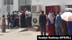 Очередь за продуктами, Туркменистан (архивное фото)   