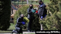 Дочкі і зяць Станіславы Жаўняркевіч