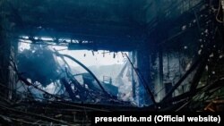 Filarmonica din Chișinău, după incendiu, 23 septembrie 2020