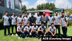 اعضای تیم ملی کریکت افغانستان که در رقابت های ایرلند حضور یافته اند 