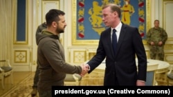 Ուկրաինայի նախագահ Վլադիմիր Զելենսկին Կիևում ընդունում է ԱՄՆ նախագահի ազգային անվտանգության գծով օգնական Ջեյք Սալիվանին, արխիվ