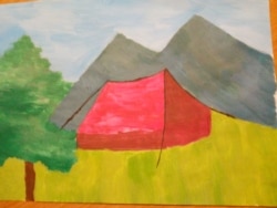 Як і інші діти, Кирило Даніч має мрії. На цьому малюнку він зобразив одну із них – вирушити у похід із приходом гарної погоди