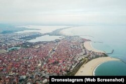 Портове місто Констанца в Румунії