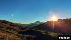 Cecenia, munții Caucaz