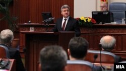 Годишно обраќање на претседателот Ѓорге Иванов во Собранието на Република Македонија