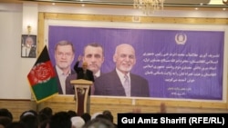 افغان ولسمشر غني په بامیان کې د خبرو پرمهال