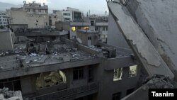 په تهران کې د اسرائیلو د برید نښې او آثار 