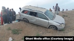 تصویر آرشیف: یکی از رویداد های ترافیکی در مسیر شاهراه کابل- کندهار 