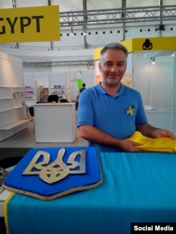 Юрій Ключівський, один з організаторів експозиції «Український дім»