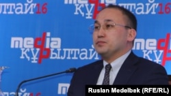 Министр информации и коммуникаций Казахстана Даурен Абаев. Алматы, 11 ноября 2016 года.
