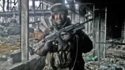 Максим Ридзанич під час ротації у Донецькому аеропорту