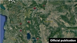 локации на мали хидроелектрани на територијата на Македонија