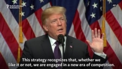 Trump Names Russia, China As Global Rivals