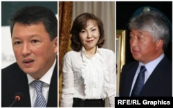 Timur Kulibaýew, Dinara Kulibaýewa we Wladimir Kim