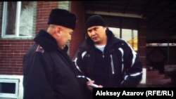 Кадр из короткометражного фильма "Миша", повествующего о теме рабства. Алматы, 16 марта 2017 года.