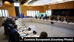 Întâlnire între producători din industria siderurgică și președinta Comisiei Europene, Ursula von de Leyen, pe 3 martie 2025.