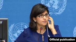 د بشري حقونو په چارو کې د ملګرو ملتونو عالي کمېشنرۍ ویاندې روینا شمداساني
