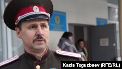 Владимир Шихотов, житель Алматы, называющий себя атаманом «Союза казаков Семиречья».