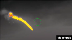 Distrugerea unei drone Shahed.