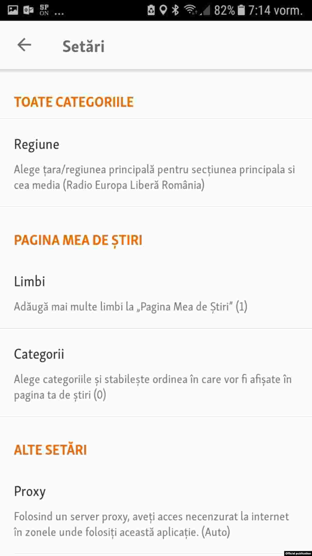 personalizați-vă fluxul de știri