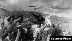 С.Чуйковдун "Кыргыз элинин 1916-жылдагы көтөрүлүшү" деген сүрөтү.