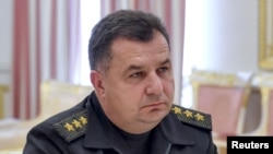 Министр обороны Украины Степан Полторак. Киев, 13 октября 2014 года.
