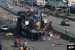 Последствия боев на пакистанской стороне границы. Деревня и погранпереход Муридке, 13 октября 2025 года