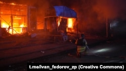 Наслідки російських атак у Запоріжжі, архівне фото