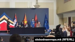 Вучиќ, Заев и рама на Економскиот форум за регионална соработка, Скопје 29 јули 2021