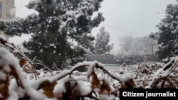 د افغانستان په پلازمېنه کابل کې د ۲۰۲۵ کال لومړنۍ واوره (آرشیف)