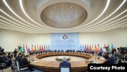 КМШнын өкмөт башчыларынын жыйыны. Ташкент, 3-ноябрь, 2017-жыл.