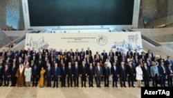 'Kroz 17 konferencija Pokret nesvrstanih narastao je na 120 stalnih članica i 11 stalnih promatrača.' (Fotografija sa ministarskog samita Pokreta u Bakuu 2018)