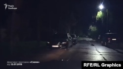 Автівки Грановського біля маєтку Порошенка