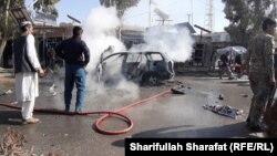 انفجار ماین مقناطیسی بر یک موتر در ولایت ارزگان 19jan2021