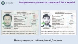 Алексей Ломако жана Руслан Кирик деген ат менен берилген паспорттор