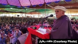 د پښتونخوا ملي عوامي پارټۍ مشر محمود خان اڅکزی. پخوانی انځور