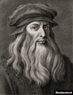 Леонардо да Вінчі (гравірування Cosomo Colombini)