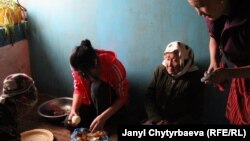 Аш жасалып жаткан учур