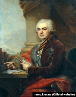 Робота художника Володимира Боровиковського. «Портрет графа Олександра Самойлова», 1797 рік. НХМУ