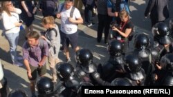 Москва, Пушкинская площадь, 5 мая 2018