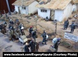 Діорама «Гетто в Трансністрії» в одеському музеї Голокосту авторства моделіста Євгена Капуки