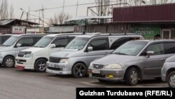 Бишкек шаарынан облустарга каттаган таксилер.