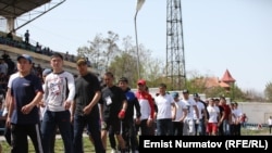 "Мухаммед-Умар" жана башка спорт клубдарынын мүчөлөрү Оштогу турнирде.