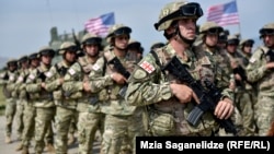 2024 წლის ივლისში შეერთებულმა შტატებმა გააუქმა მრავალეროვანი სამხედრო წვრთნები - „ღირსეული პარტნიორი“ (Noble Partner), "ქართული ოცნების" პოლიტიკის გამო. ფოტოზე: Noble Partner-2017