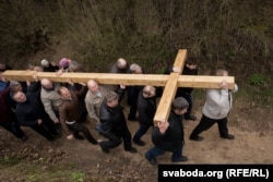 Каталіцкая працэсія ў Ашмянах. 2017 год