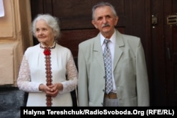 Ольга Горинь і брат Михайла Гориня – Богдан